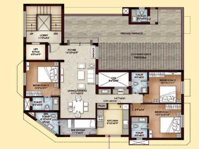 3BHK Apartment for Sale