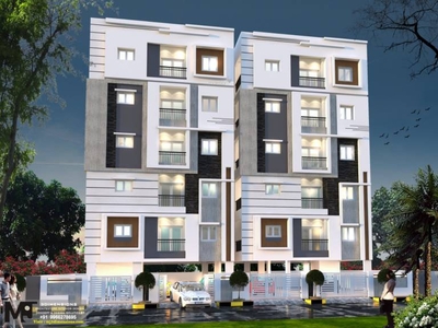1006 sq ft 2 BHK 2T Completed property Apartment for sale at Rs 50.00 lacs in Project in Miyapur, Hyderabad