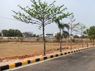1323 sq ft NorthEast facing Completed property Plot for sale at Rs 22.05 lacs in Akshita Golden Breeze 4 in Maheshwaram, Hyderabad