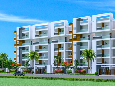 1745 sq ft 3 BHK 3T Apartment for sale at Rs 99.47 lacs in SR BMR Residency in Miyapur, Hyderabad
