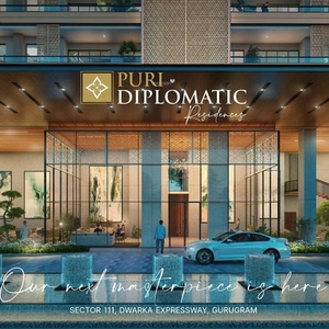 2282 sq ft 3 BHK 3T Launch property Apartment for sale at Rs 3.95 crore in Puri Diplomatic Residences in Sector 111, Gurgaon