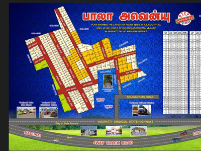 Residential Plot 436 Sq.ft. for Sale in Vadipatti, Madurai