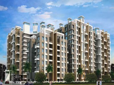 915 sq ft 2 BHK 2T West facing Apartment for sale at Rs 77.00 lacs in G K Rosewood 4th floor in Pimple Saudagar, Pune