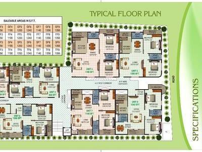 2 BHK Flat / Apartment For SALE 5 mins from Anjanapura