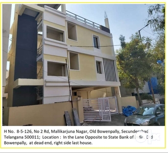1 BHK for rent Old Bowenpally for family-1st Floor- near SBI
