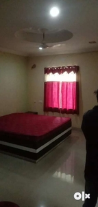 1 bhk with AC bed tv & all fully furnished for family bachelor