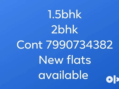 1.5bhk 2bhk flats available on rent in chala pramukh