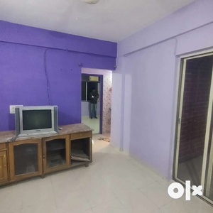 1bhk semi furnished flat still available for rent in Dhanori