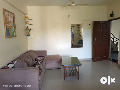 2bhk furnished flat for rent in caranzalem.