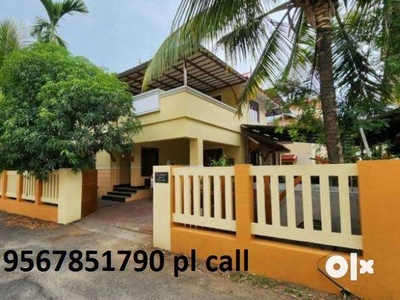3 bhk semi furnished house lease in palakkad