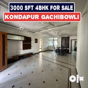 4BHK Furnishied Flat For Sale at Kondapur Gachibowli