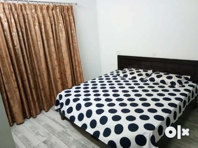 Ac wala 1bhk fully furnished society flat at GM's road enginee enclave