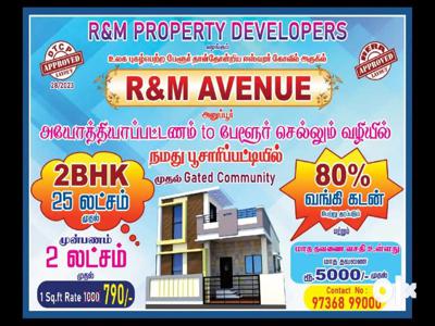 2 Lakhs Downpay_2 BHK_Just 25 Lakhs for Sale at Belur