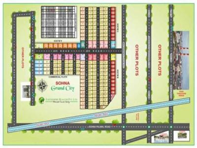 900 sq ft East facing Plot for sale at Rs 6.50 lacs in SOHNA GRAND CITY in Sohnaa, Gurgaon