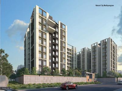 1181 sq ft 3 BHK 2T Apartment for sale at Rs 47.24 lacs in Natural City Madhyamgram 3th floor in Madhyamgram, Kolkata