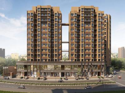 521 sq ft 2 BHK Launch property Apartment for sale at Rs 42.00 lacs in Arise Atlantis in Gota, Ahmedabad