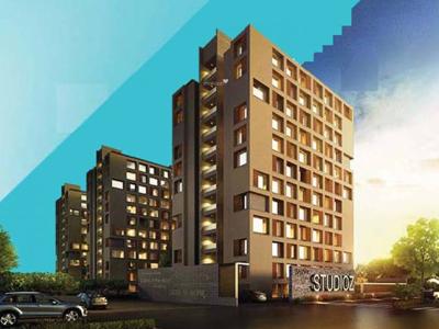 635 sq ft 1 BHK 1T Apartment for sale at Rs 20.57 lacs in Savvy Studioz 8th floor in Gota, Ahmedabad