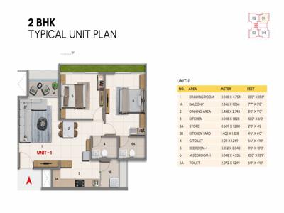 699 sq ft 2 BHK 2T Launch property Apartment for sale at Rs 58.00 lacs in Adani Atrius 3th floor in Jagatpur, Ahmedabad