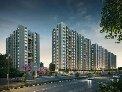786 sq ft 3 BHK Apartment for sale at Rs 54.24 lacs in GSG Abode Orchid Sky in Shela, Ahmedabad