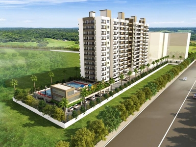 900 sq ft 2 BHK 2T West facing Apartment for sale at Rs 55.61 lacs in Ideal Balaji Vishwa 7th floor in Moshi, Pune