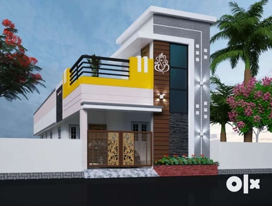 Customize 900 Sqft New 2BHK Individual House for Sale @ Thirunindravur