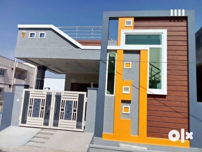 GET INDEPENDENT HOUSE WITH 1000SFT IN GATED COMMUNITY WITH LOAN @57L
