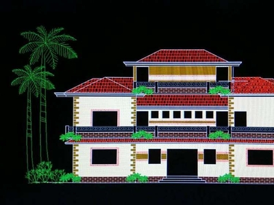 Prime location 436 sq mtr land with under constructed house to sell