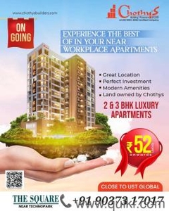 2 BHK 1067 Sq. ft Apartment for Sale in Kulathoor, Trivandrum