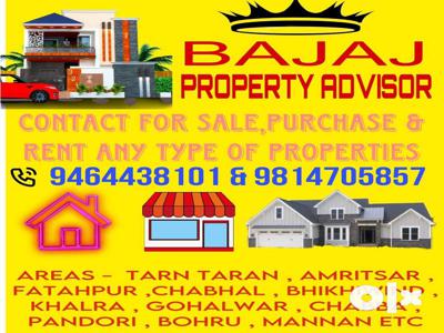 SALE , PURCHASE & FOR RENT PROPERTIES AT CHABHAL BABA BUDHA SAHIB (TT)