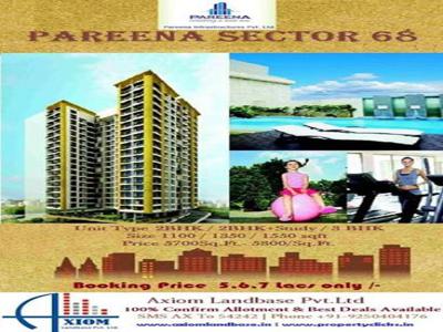 9250404176 Pareena Sector 68 For Sale India