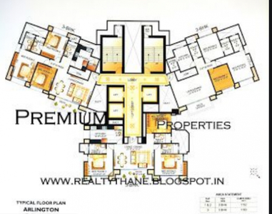 1680 sq ft 3 BHK 3T Apartment for rent in Hiranandani Rodas Enclave Eva at Thane West, Mumbai by Agent Svn