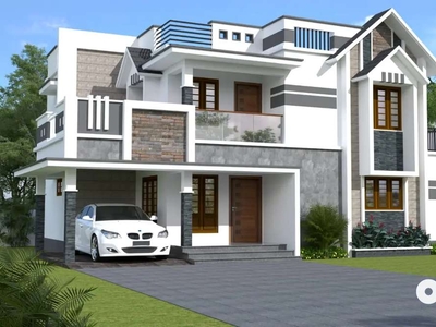 Silver spring villas_ Pulluvazhy Project, 2335sqft, 6 cent.