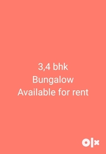 We have provided 3,4 bhk bungalow and flet for rent