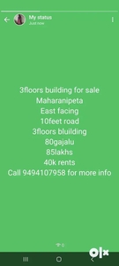 3floors Building for sale in maharanipeta
