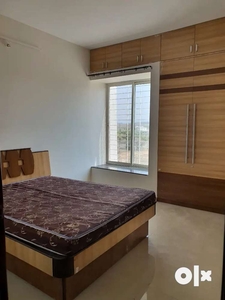 Semi-Furnished 1BHK on rent Oppo. Panchshil Tower, Kharadi