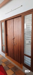 Ground floor 1bhk rent with semi furnished modual kithchen and wadrobs