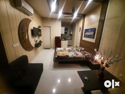 Luxury studio apartment on rent, 1bhk furnished flat for rent, 1 bhk