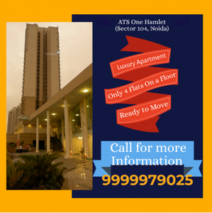 3115 sq ft 4 BHK 4T Apartment for sale at Rs 5.30 crore in ATS One Hamlet 23th floor in Sector 104, Noida