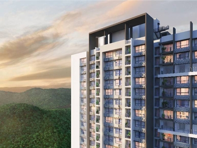 660 sq ft 2 BHK 2T Apartment for sale at Rs 90.00 lacs in Godrej The Highlands Godrej City Panvel 22th floor in Panvel, Mumbai