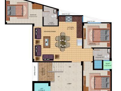 3 BHK Flat / Apartment For SALE 5 mins from Sector-7