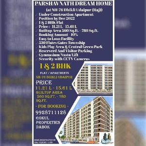 1 BHK Apartment 361 Sq.ft. for Sale in Debari, Udaipur