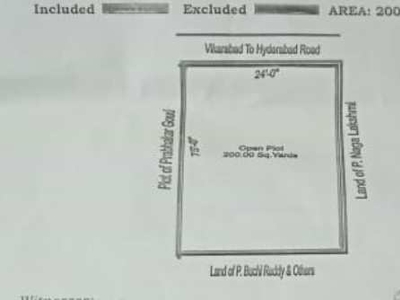 Commercial Land 200 Sq. Yards for Sale in Kammeta, Rangareddy