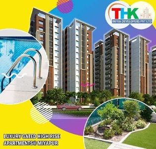 3 BHK Residential Apartment 1260 Sq.ft. for Sale in Miyapur, Hyderabad