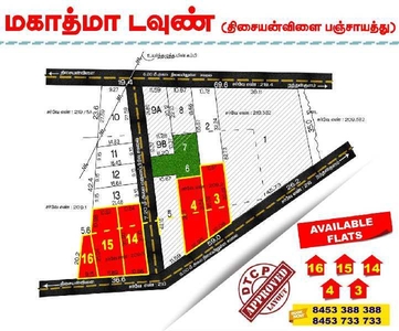 Residential Plot 373 Sq.ft. for Sale in Thisayanvilai, Tirunelveli