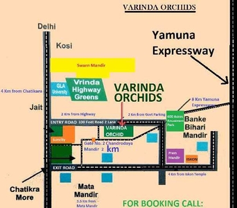 Residential Plot 50 Sq. Yards for Sale in Mathura Road, Vrindavan