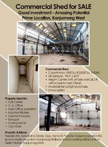 Warehouse 5200 Sq.ft. for Sale in