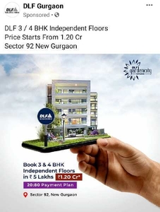 Residential Plot 2100 Sq.ft. for Sale in Sector 92 Gurgaon