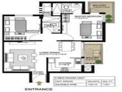 2 BHK Flat / Apartment For SALE 5 mins from Sector-84