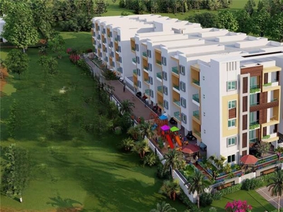1033 sq ft 2 BHK Launch property Apartment for sale at Rs 46.47 lacs in Jagati Shubha Nivas in Mallasandra Hoskote, Bangalore