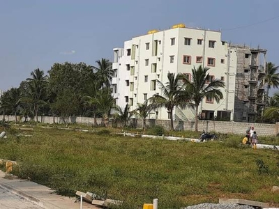 1200 sq ft East facing Plot for sale at Rs 63.68 lacs in Sai Sankalp Approved plots for sale in Varthur, Bangalore